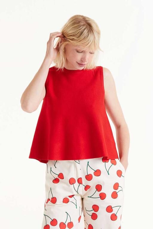 MAGLIA SMANICATA COMPANIA FANTASTICA 10225 ROSSO