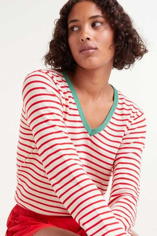 MAGLIA RIGHE V 10403 COMPANIA FANTASTICA ROSSO