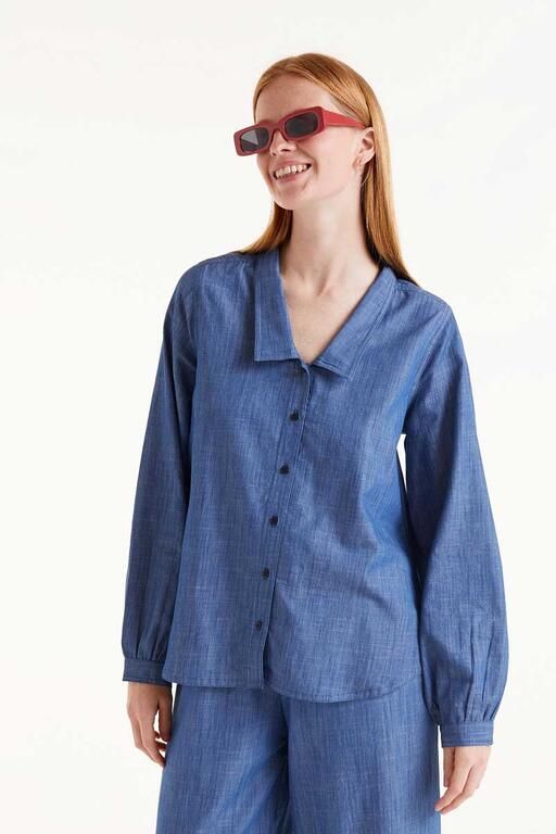 CAMICIA DENIM COMPANIA FANTASTICA 40013