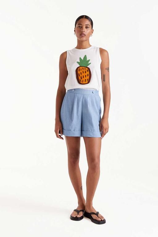 SHORT CHAMBRAY COMPANIA FANTASTICA