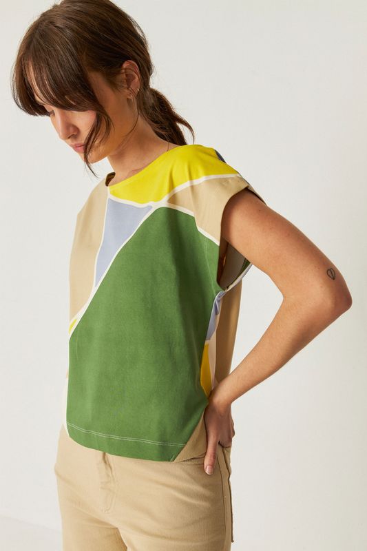 MAGLIA EIDER SKFK FANTASIA VERDE