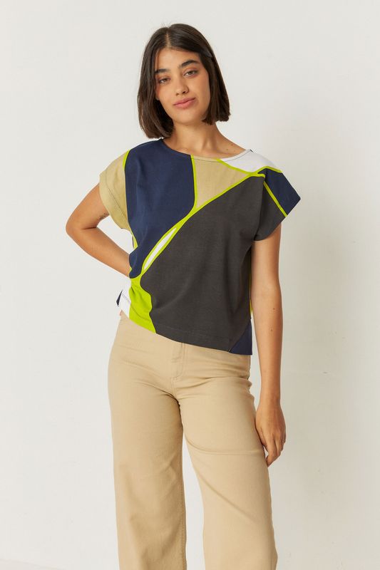MAGLIA EIDER SKFK FANTASIA BLU