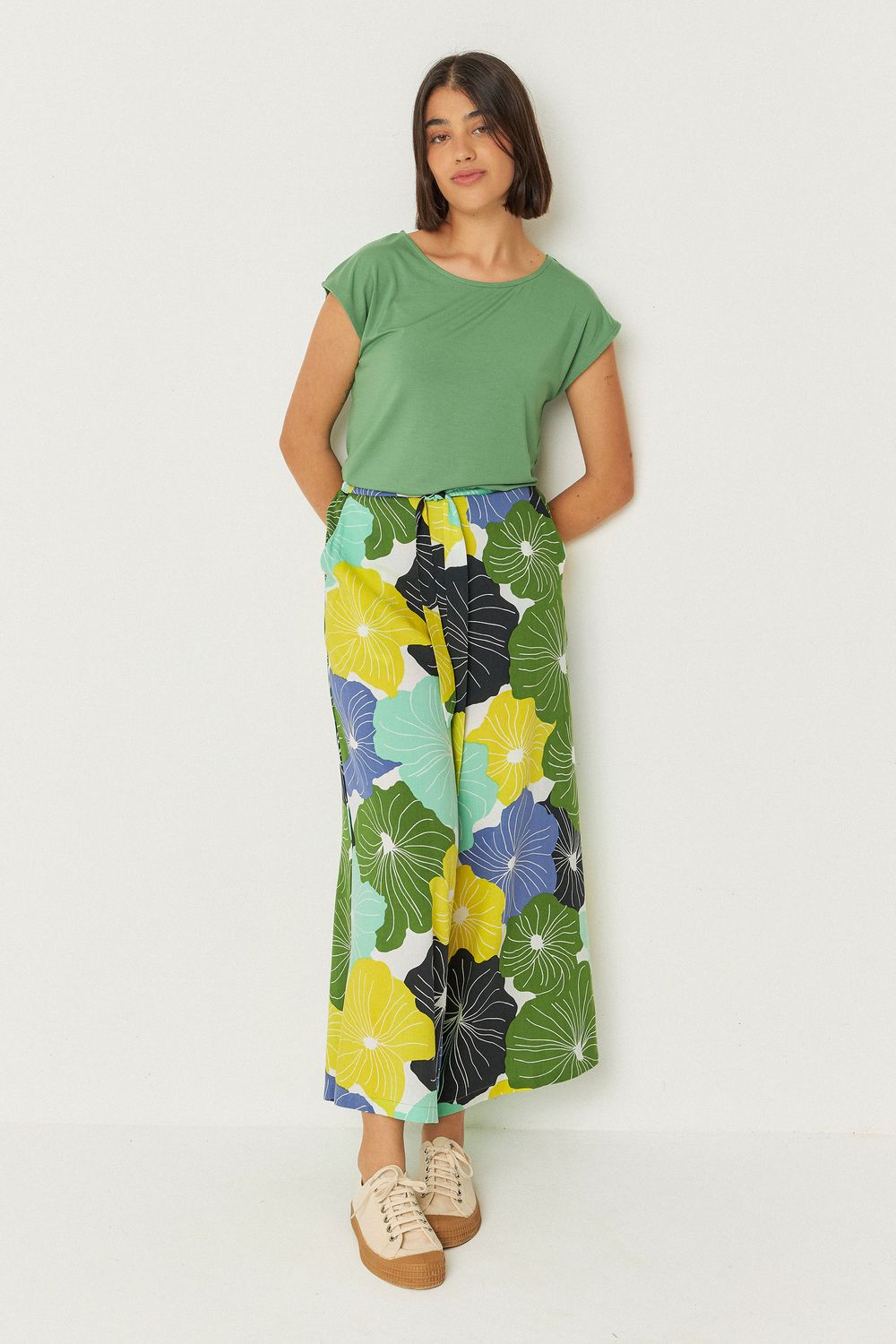 PANTALONE DONA FIORI SKFK