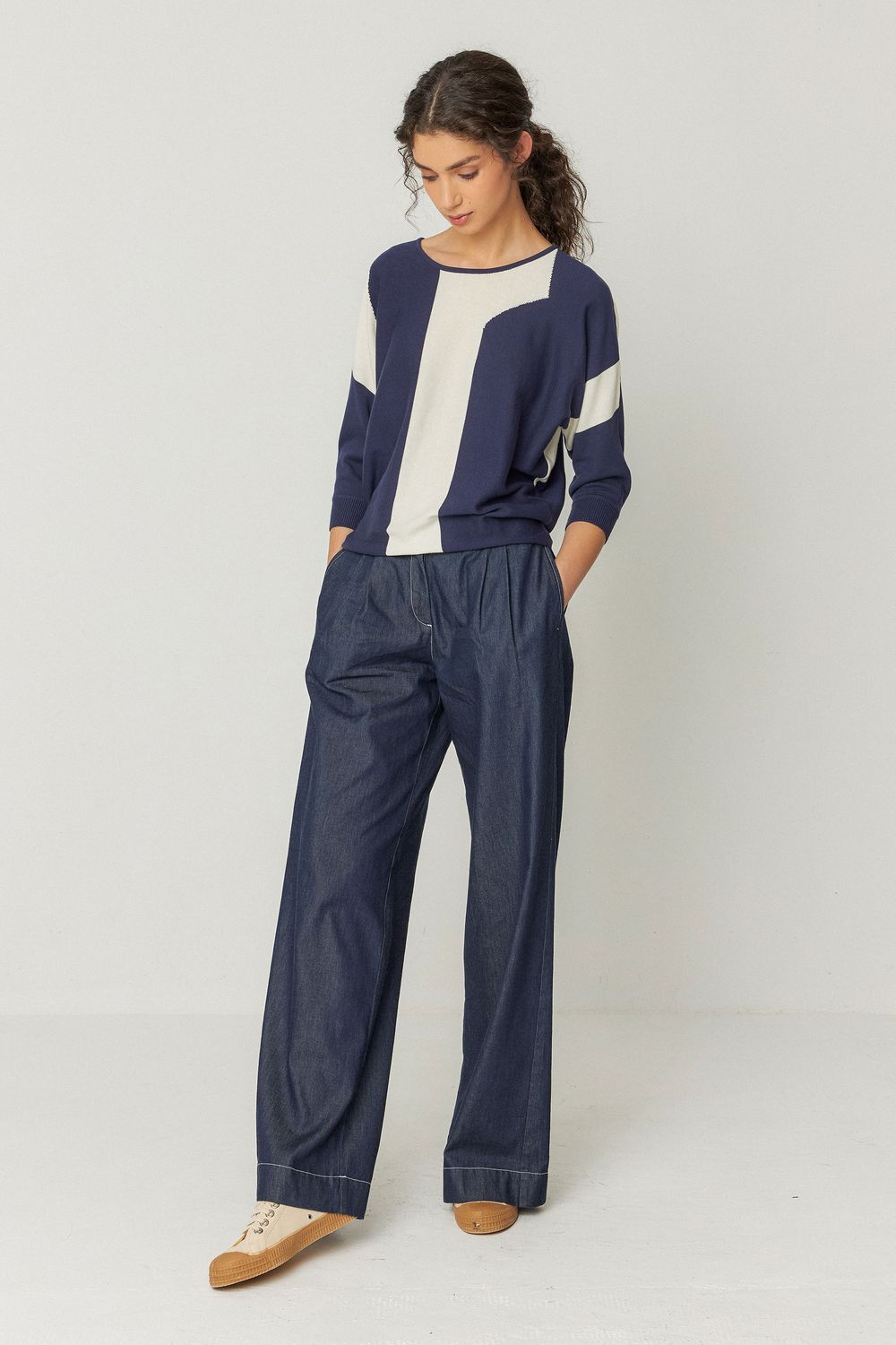 MAGLIA NAIKE BLU RIGHE SKFK