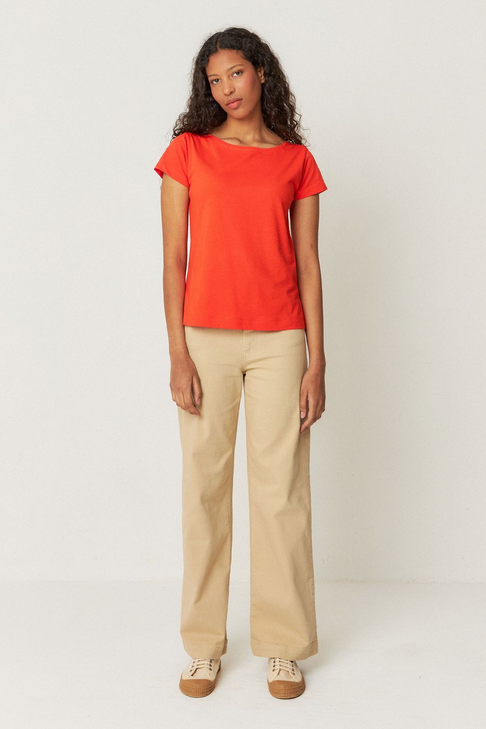 T-SHIRT BASIC ZUNTZ SKFK ARANCIONE