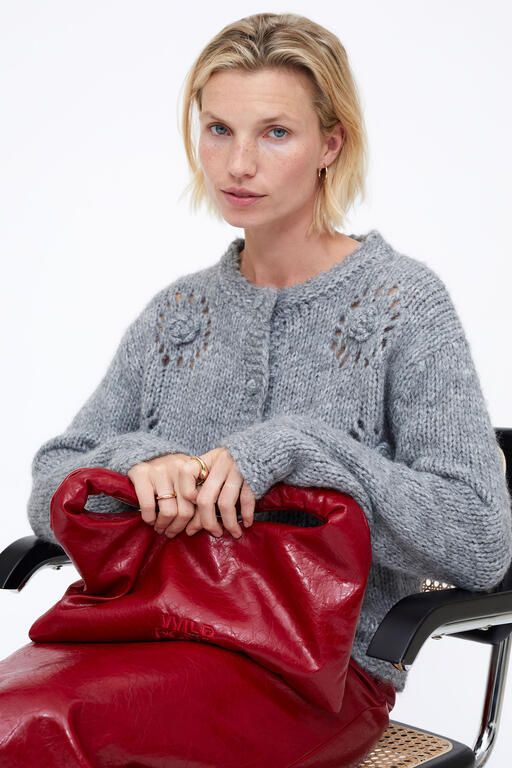 CARDIGAN TRAFORATO 10710 WILD PONY