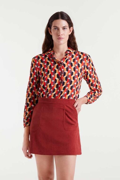 CAMICIA GEOMETRIE COMPANIA FANTASTICA 43005