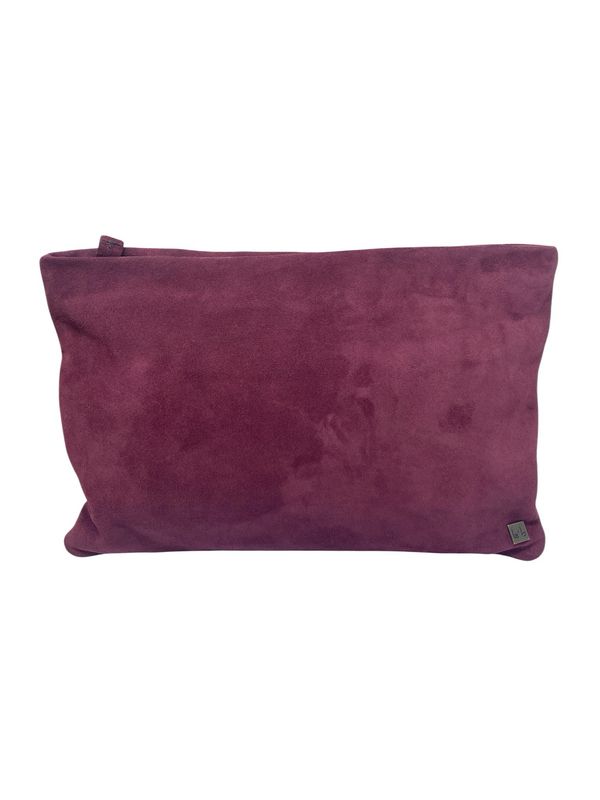 POCHETTE 24 CICLAMINO PELLE SCAMOSCIATA