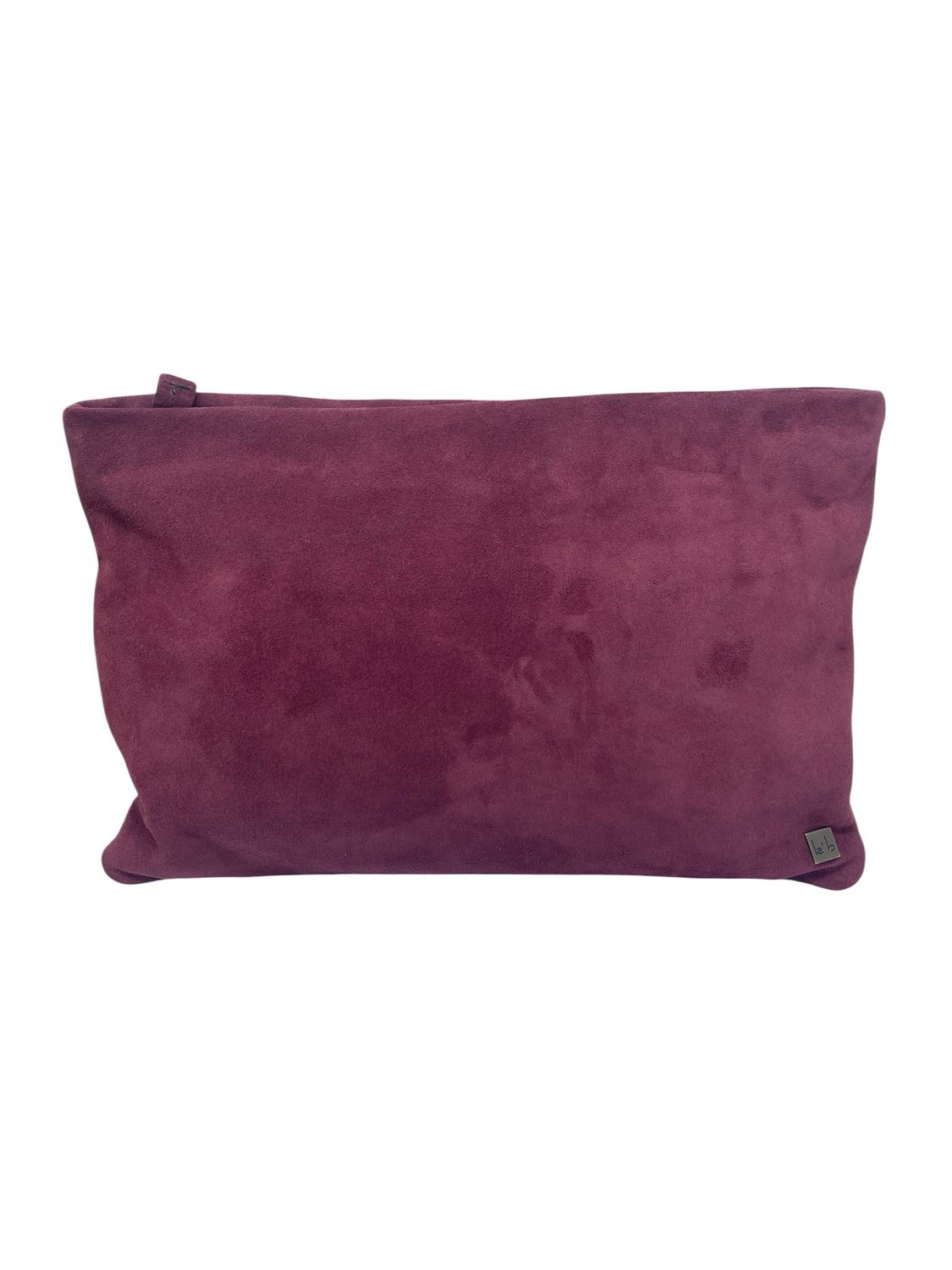 POCHETTE 24 CICLAMINO PELLE SCAMOSCIATA