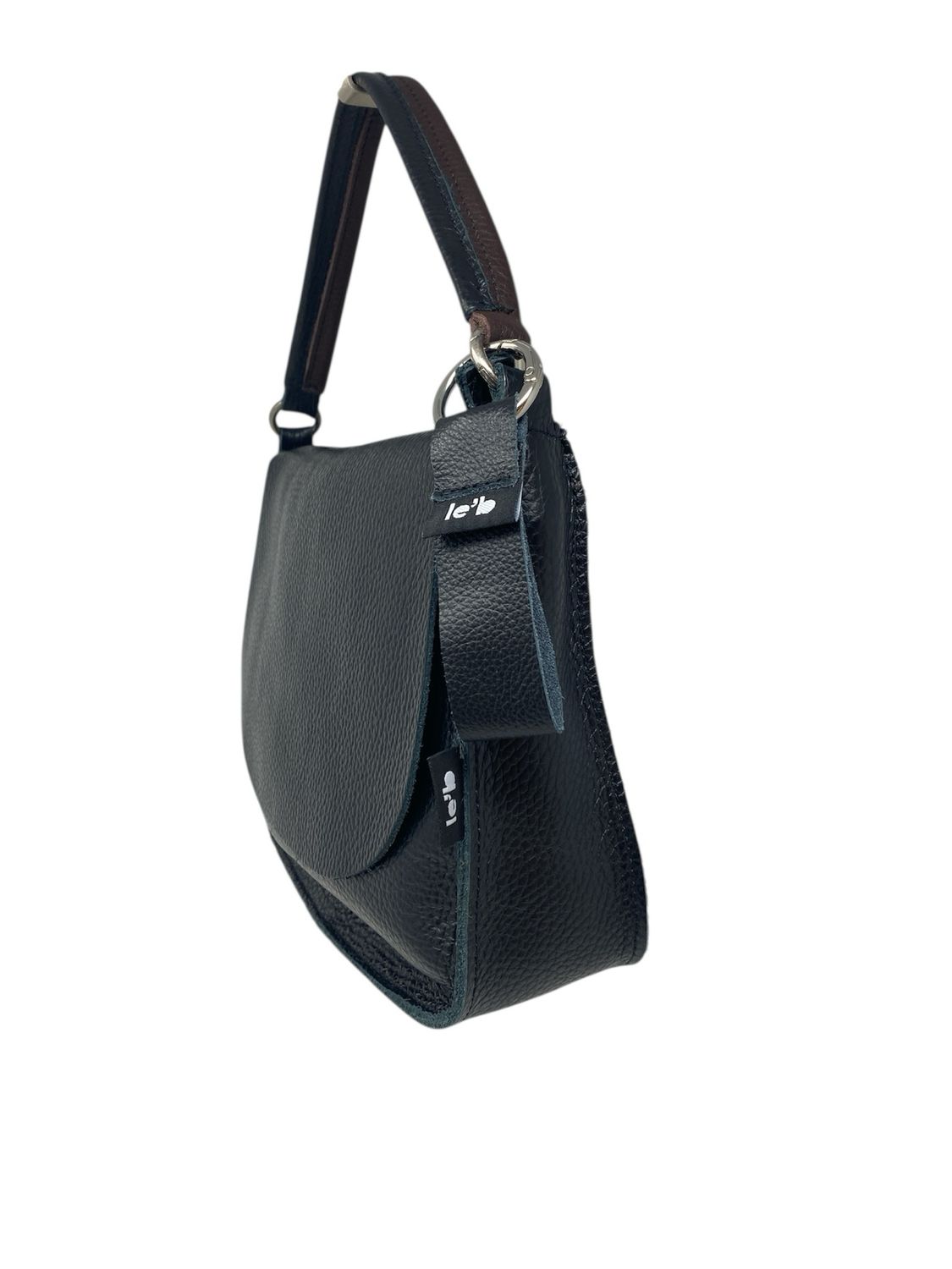 BORSA MARTA MINI le&#39;b NERO