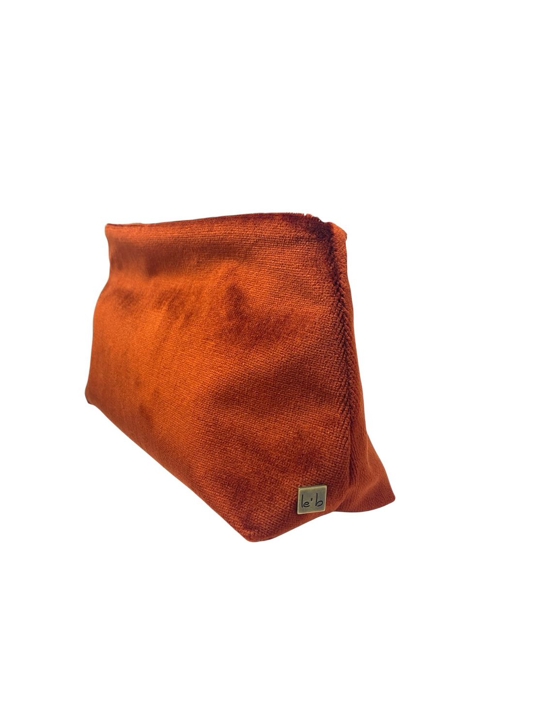 POCHETTE KIM VELLUTO le&#39;b RUGGINE