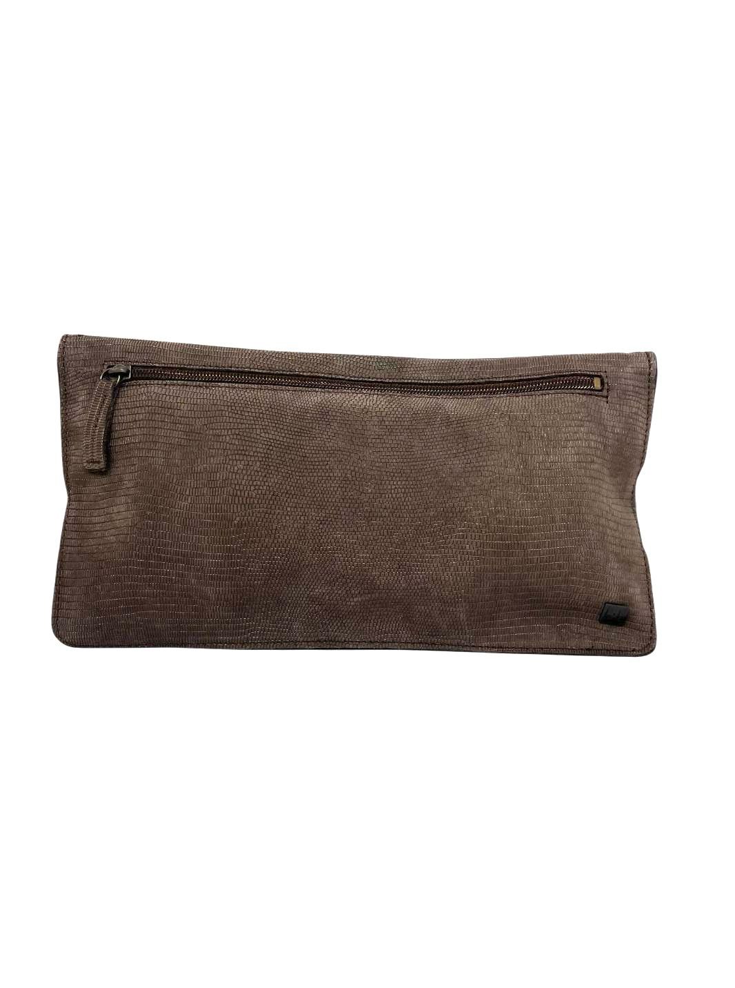 Pochette Specchio le&#39;b TAUPE RETTILE
