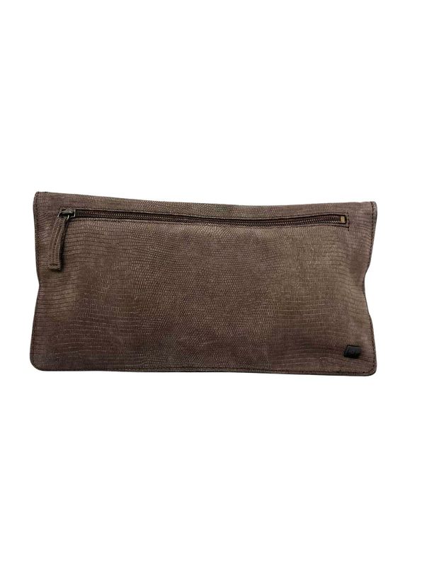 Pochette Specchio le&#39;b TAUPE RETTILE