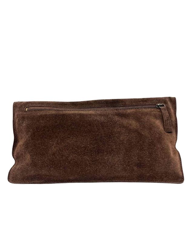 Pochette Specchio le&#39;b MARRONE SCAMOSCIATA