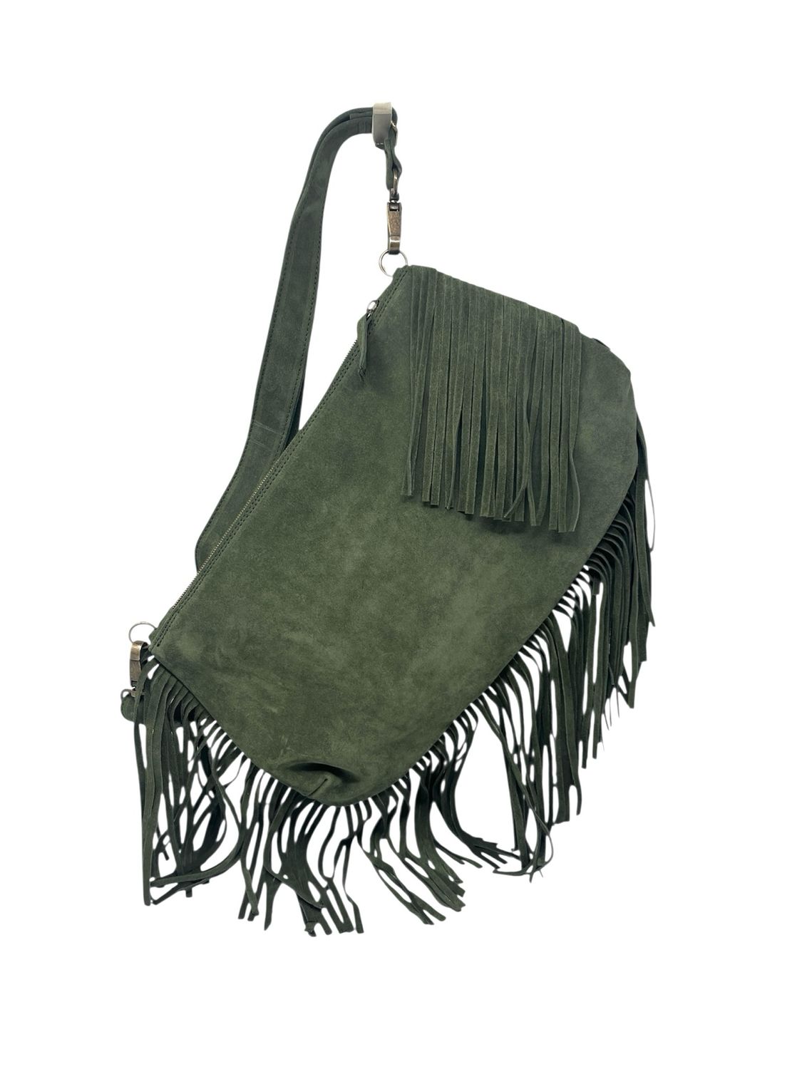 Borsa Cecilia le&#39;b VERDE SOTTOBOSCO