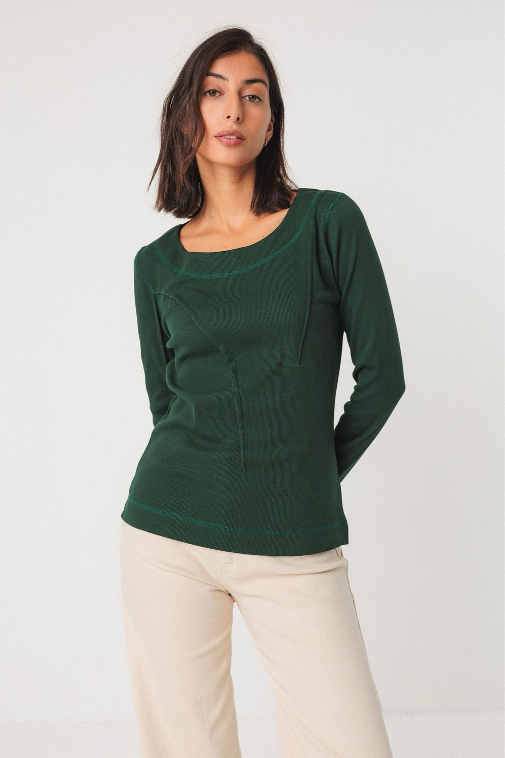 MAGLIA COSTINE KIMERA SKFK VERDE BOTTIGLIA