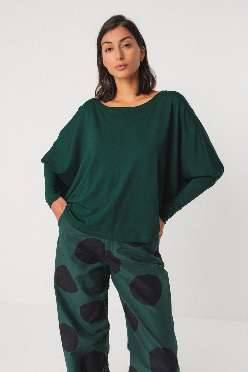 MAGLIA ZUR 8 SKFK VERDE BOTTIGLIA