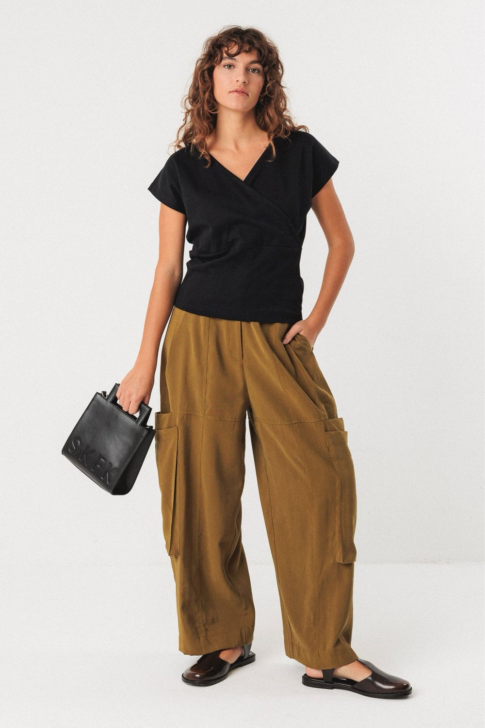 PANTALONE AINES SKFK VERDE OLIVA