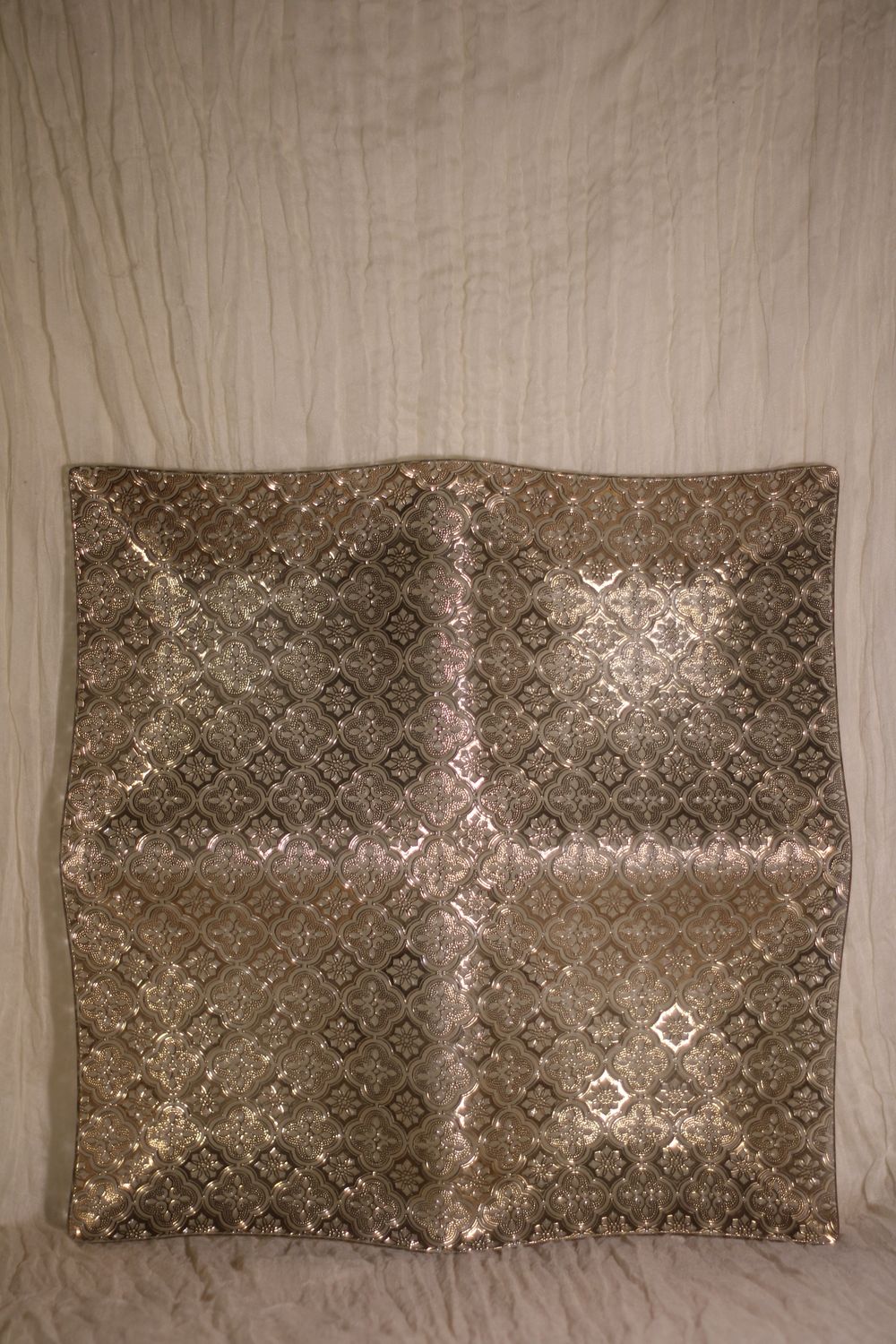 Georges Briard Vintage Bent Glass Tray