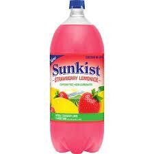 Sunkist Strawberry Lemonade 2 Liter - Case of 6