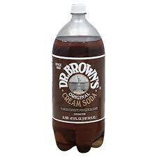 Dr. Browns Cream Soda 2 Liter Case of 6