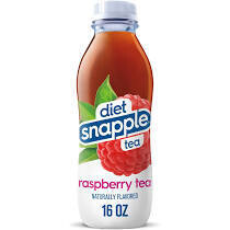Snapple 16 oz New Plastic Bottle Diet Raspberry - Case of 24