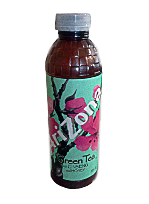 Arizona 20 oz $1.25 Plastic Bottles Green Tea - Case of 24