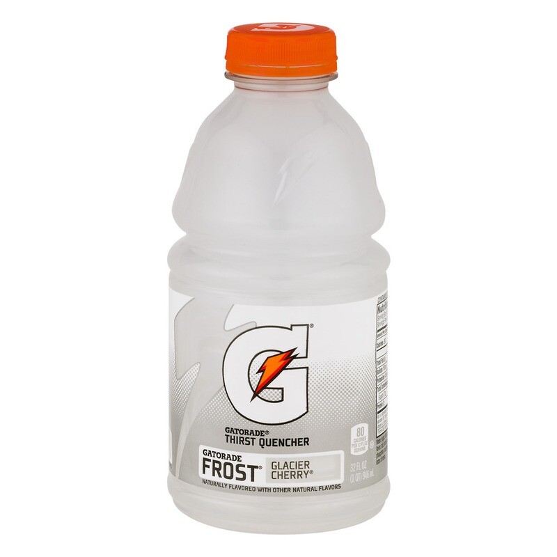 Gatorade 28 oz - Glacier Cherry (White) Case of 15