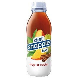 Snapple 16 oz New Plastic Bottle Diet Peach Tea - Case of 24