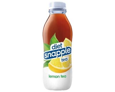Snapple 16 oz New Plastic Bottle Diet Lemon Tea - Case of 24