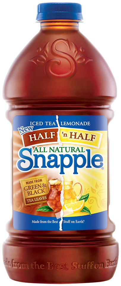 Snapple 64 oz - 1/2 &amp; 1/2 - Case of 8