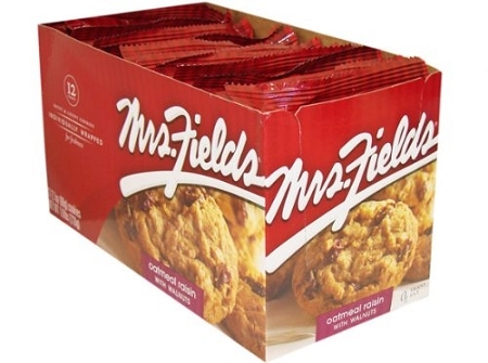 Mrs. Fields Cookies Oatmeal Raisin - 12 Count