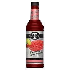 Mr. & Mrs. T Strawberry Margarita 12/1 liter