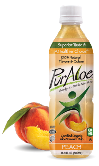 Pur Aloe Water Peach 24/16.9 oz