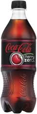 Cherry Coke Zero - 20 oz - Case of 24