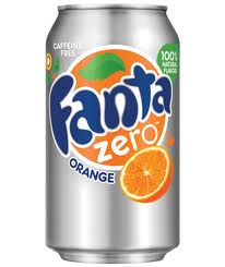 Fanta Zero - 12 oz - Case of 24