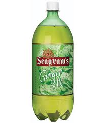 Seagrams Ginger Ale - 2 Liter - Case of 8