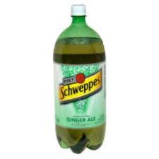 Diet Schweppes Ginger Ale - 2 Liter - Case of 6