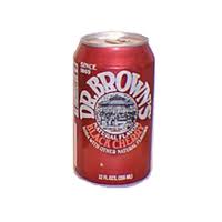 Dr. Browns Black Cherry Cans 12 oz - Case of 24