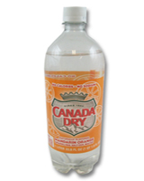 Canada Dry Orange Seltzer - 1 Liter K.F.P. Case of 12
