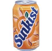 Sunkist Orange 12 oz (cans) - Case of 24