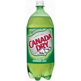 Canada Dry Ginger Ale K.F.P.  2 Liter - Case of 6