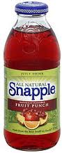 Snapple 32 oz - Fruit Punch - Case of 12