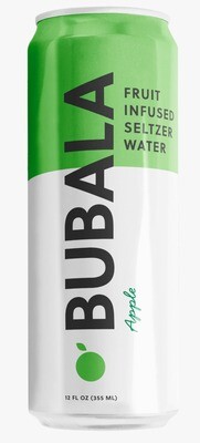 BUBALA APPLE SPARKLING WATER 24/12 OZ