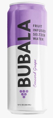 BUBALA GRAPE SPARKLING WATER 24/12 OZ