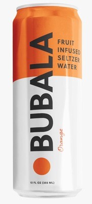 BUBALA ORANGE SPARKLING WATER 24/12 OZ