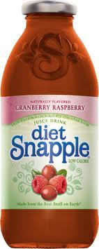 Snapple 16 oz New Plastic Bottles Diet Cranberry Raspberry Case of 24