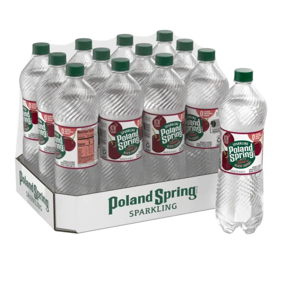 Poland Spring Sparkling Water  Black Cherry12/1 Liter