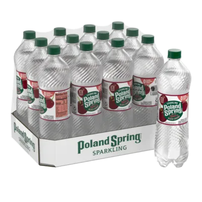 Poland Spring Sparkling Water  Black Cherry12/1 Liter