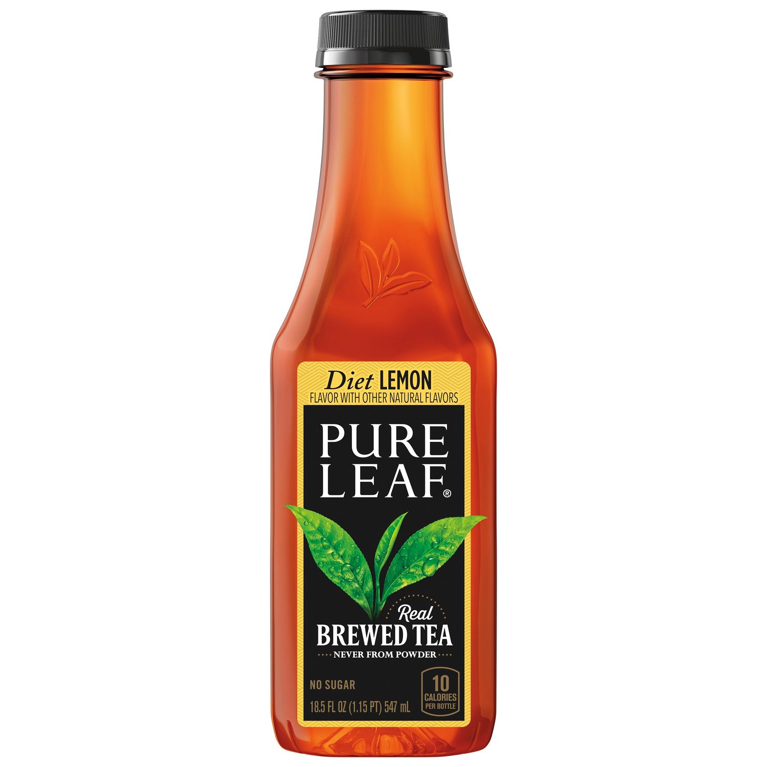 Pure Leaf Diet Lemon Tea 18.5 oz Plastic Bottles Case of 12